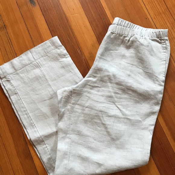 Jjill linen elastic waist size m pants - Picture 1 of 7